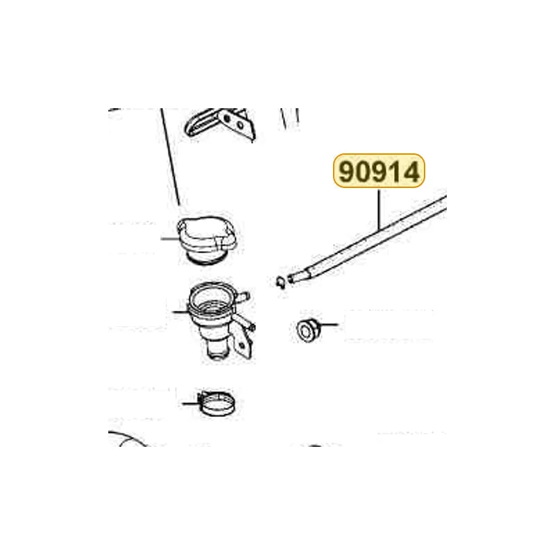 90914-LGE5-E00 TUBE ASSY WATER — diagram cutout