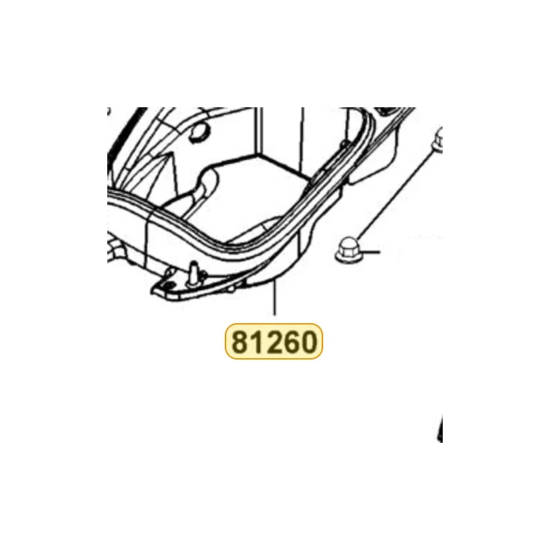 81260-LGE6-MG1 BOX ASSY LUGGAGE — diagram cutout