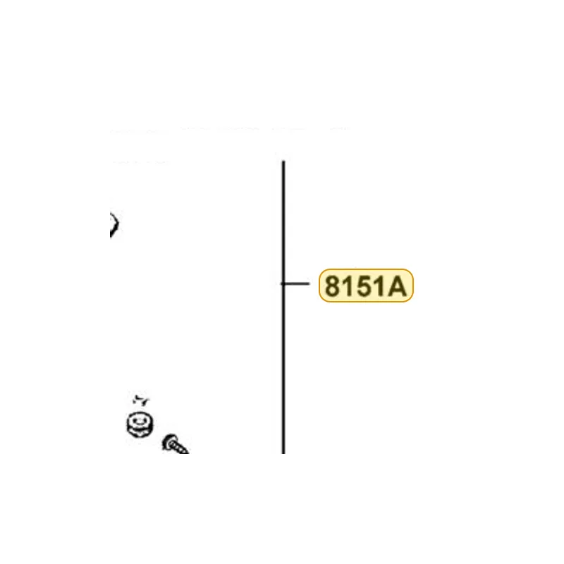 8151A-LGE5-E00-X3P BOX REAR ASSY — diagram cutout