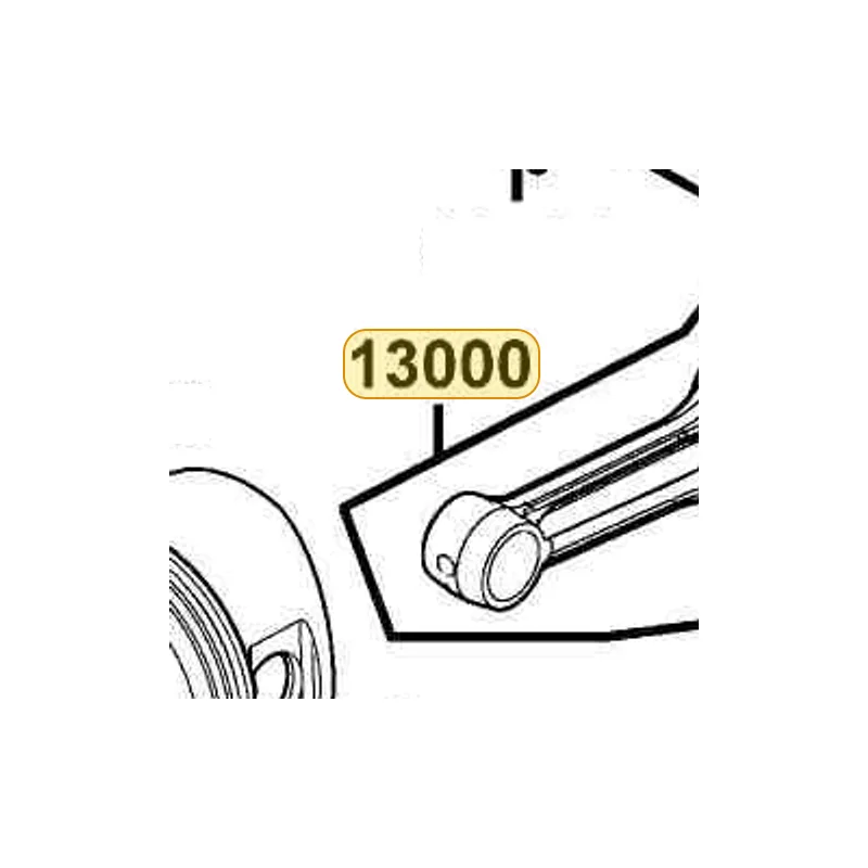 13000-KUDU-900 CRANK SHAFT COMP — diagram cutout