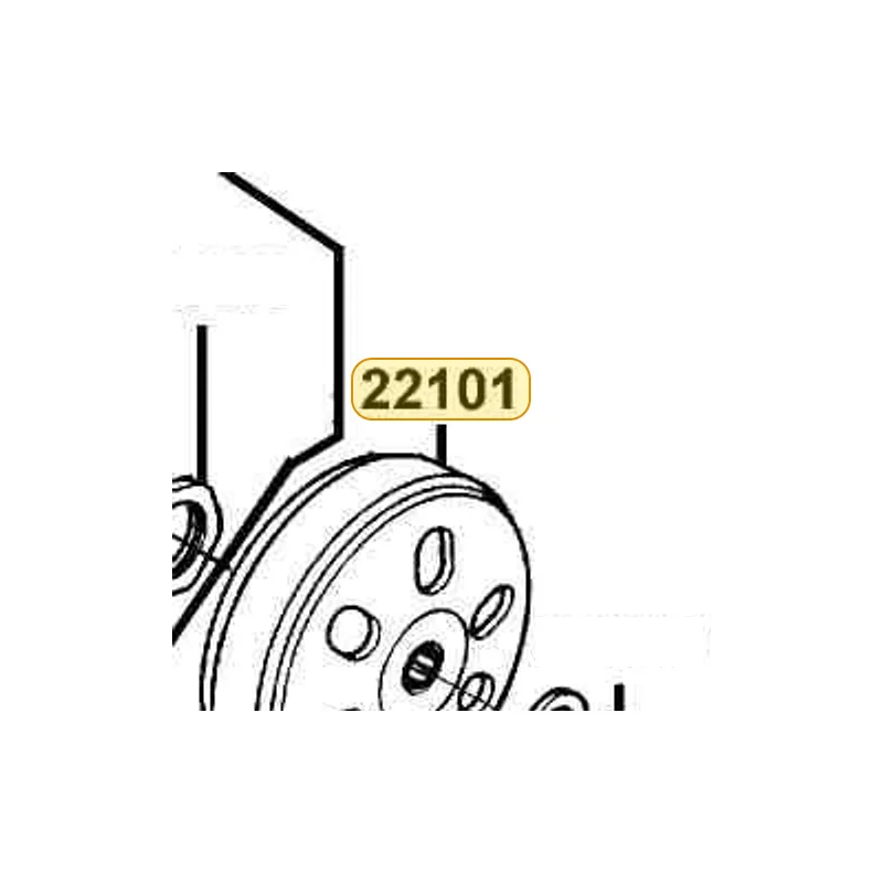 22101-LCD3-E00 OUTER CLUTCH — diagram cutout