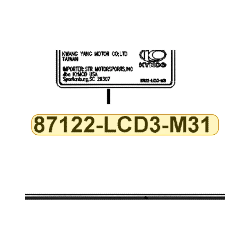 87122-LCD3-M31-T01 MARK EVAPORATIVE E/M — diagram cutout
