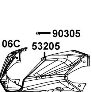 53205-AHJ2-E11-J1P "COVER UP , HANDLE FR" — diagram cutout