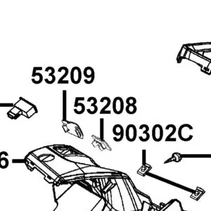 53208-ACC1-E10-35P COVER L SIDE HANDLE — diagram cutout