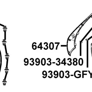 64307-AEB9-E00-J1P SKIRT B R SIDE — diagram cutout