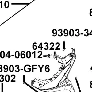64322-AEB9-E00-J1P "MOLDING, L FR." — diagram cutout