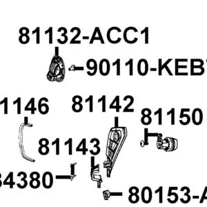 81142-AEB9-E00-J1P LID PUSH PRESS — diagram cutout