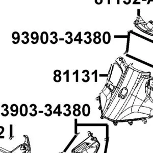 81131-AEB9-E00-35P LEG SHIELD — diagram cutout