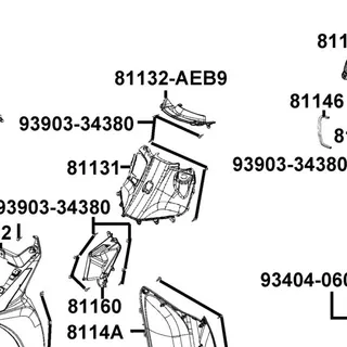 81132-AEB9-E00-35P "0 CAP , LEG SHIELD UP" — diagram cutout