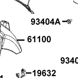 61100-AEB9-E00-J1P FENDER FR — diagram cutout