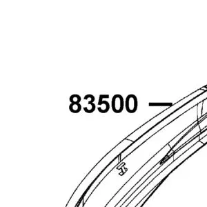 83500-AEB9-E00-35P COVER R BODY — diagram cutout