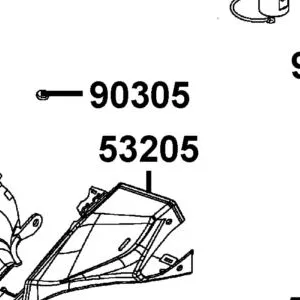 53205-AHJ2-E11-HLP "COVER UP , HANDLE FR" — diagram cutout
