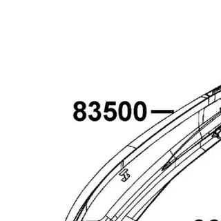 83500-AEB9-E00-BJP COVER R BODY — diagram cutout