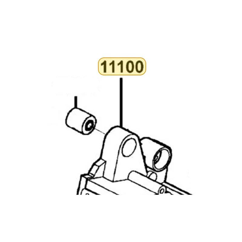 11100-LDB2-E00 CRANK CASE COMP R — diagram cutout