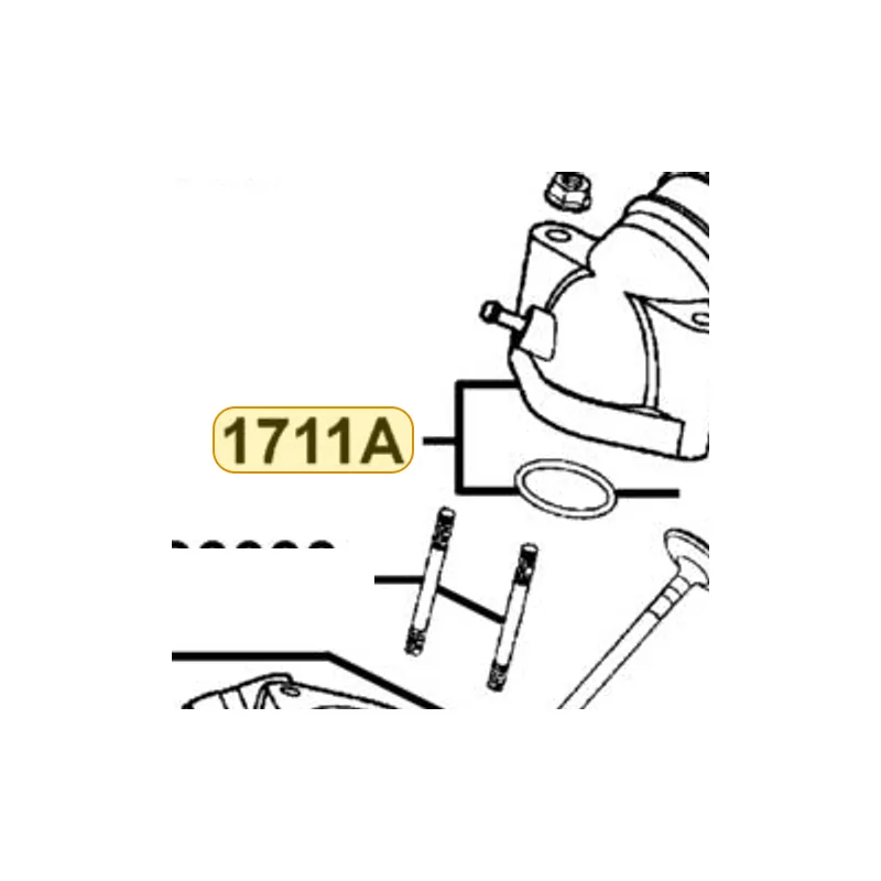 1711A-LDB2-E00 PIPE ASSY INLET — diagram cutout