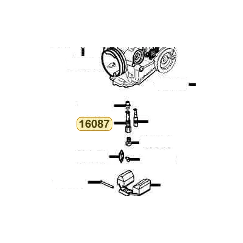 16087-LDB2-E00 TUBE EMULSION (NEEDLE JET HOLDER) — diagram cutout