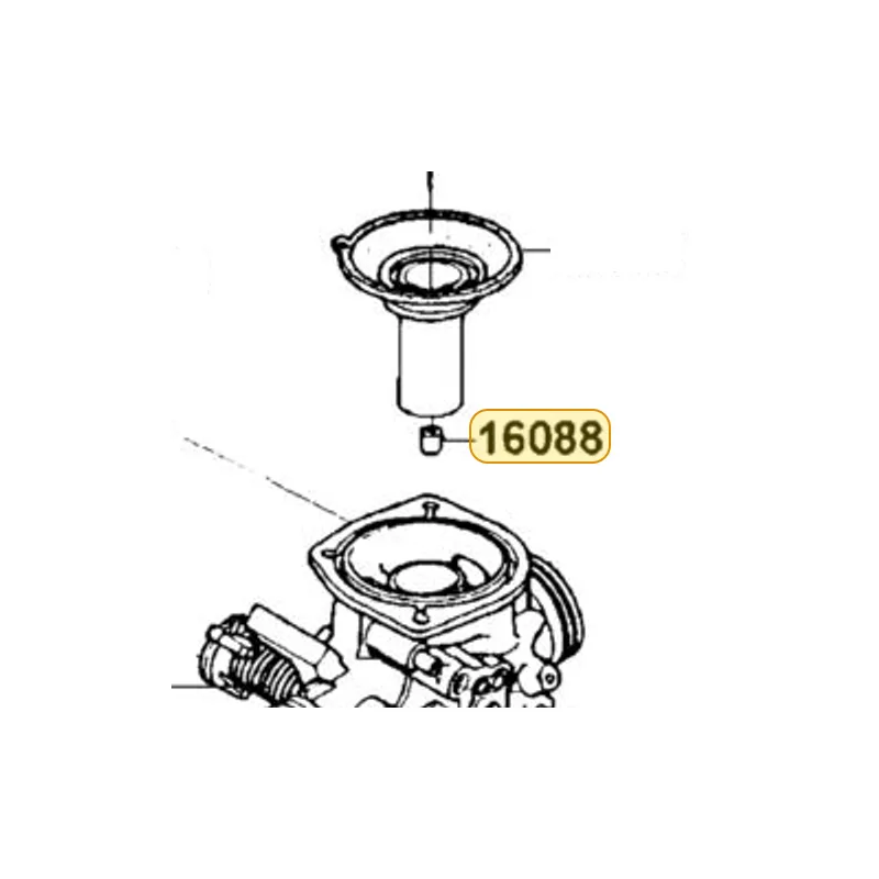 16088-KHE7-900 JET NEEDLE — diagram cutout