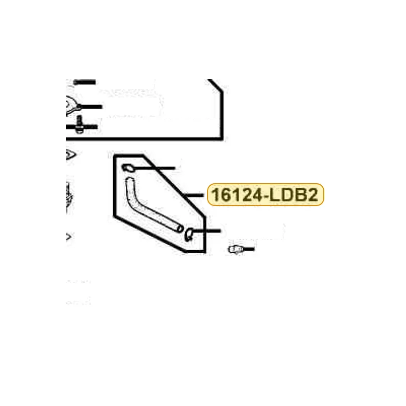 16124-LDB2-900 TUBE COMP 3.5*220 — diagram cutout