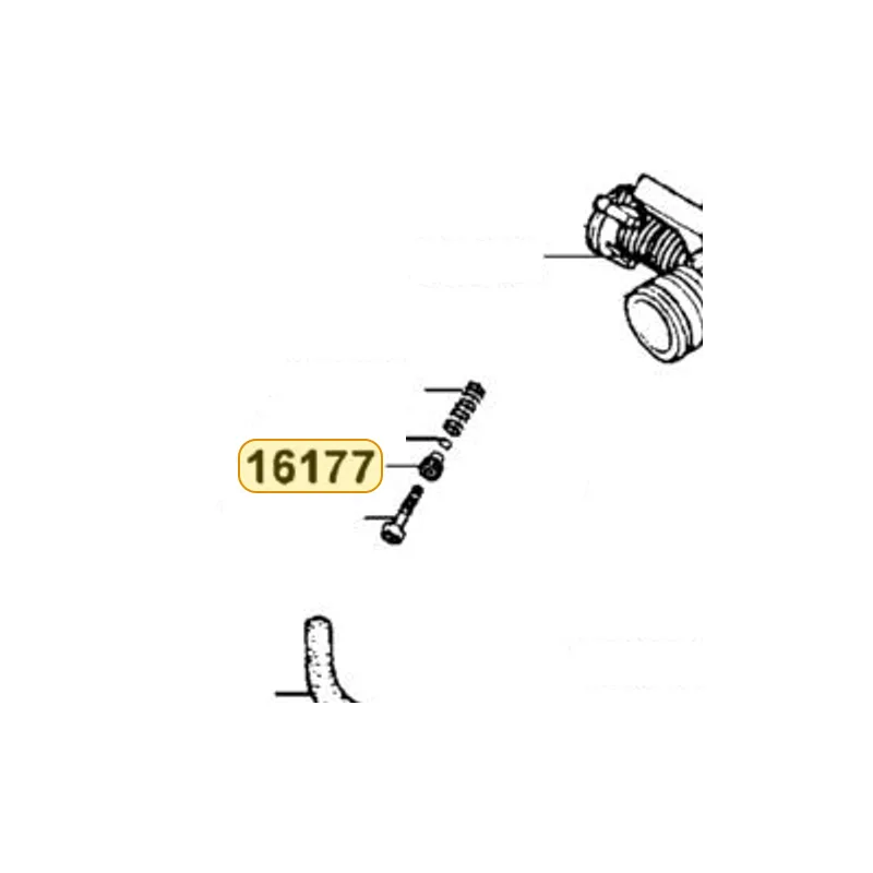 16177-KHE7-900 COLLAR THROTTLE ADJUST SCREW — diagram cutout