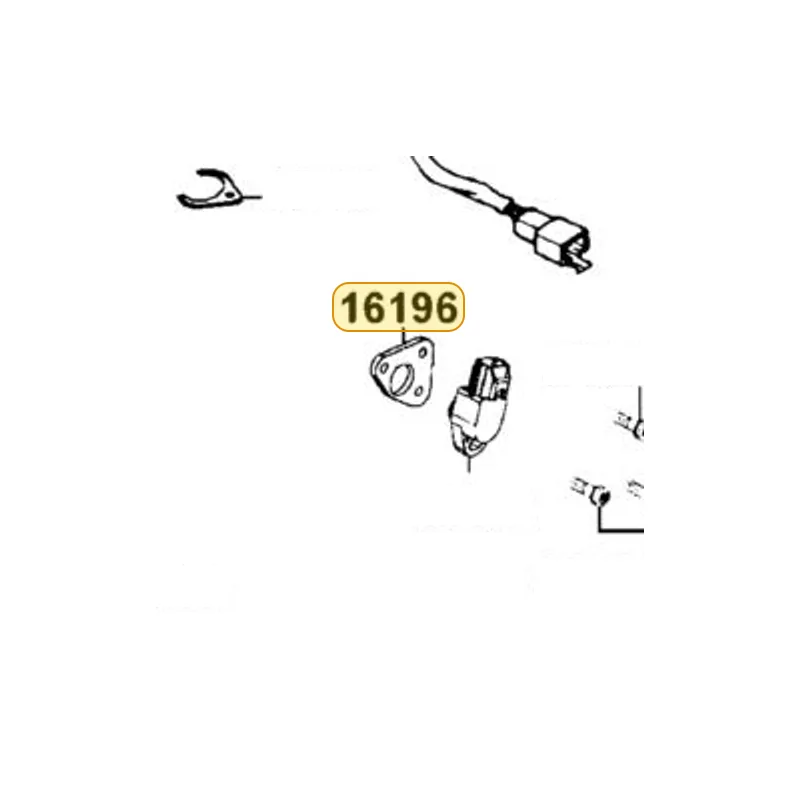 16196-KHE7-900 PLATE TPS — diagram cutout