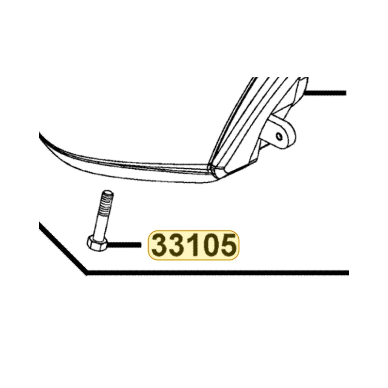 33105-LDH1-E00 BOLT ADJUST — diagram cutout