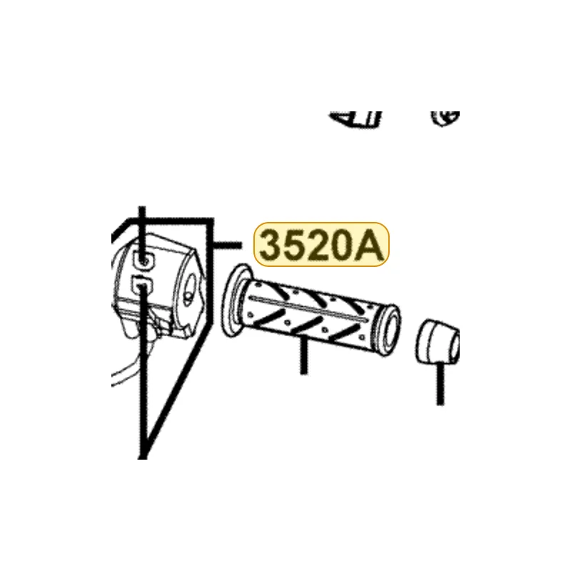 3520A-LDH1-E00 SW ASSY LH HANDLE COMP — diagram cutout