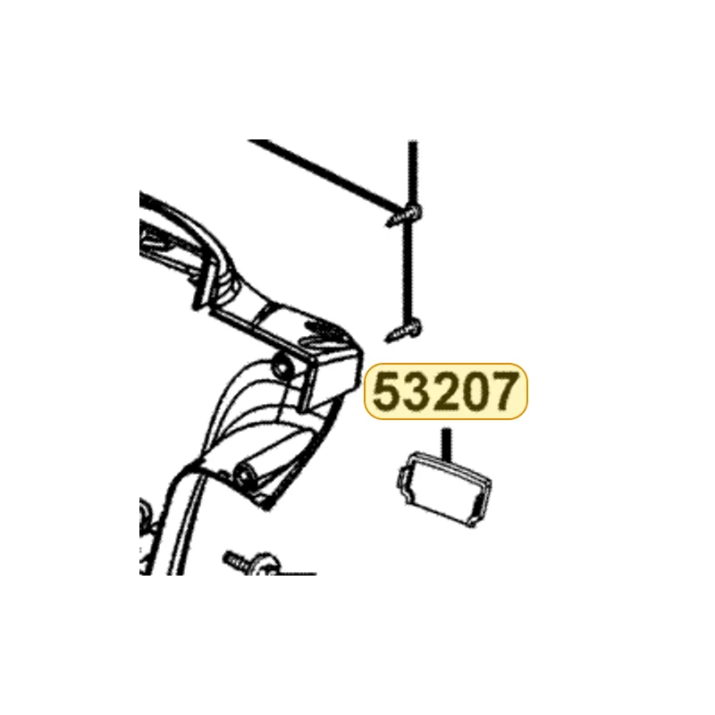 53207-LDH1-E00-N1R PLUG RR HANDLE COVER (Black) — diagram cutout