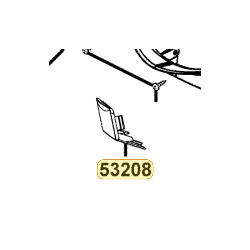 53208-LDH1-E00-R6P PLUG FR HANDLE COVER (Red) — diagram cutout