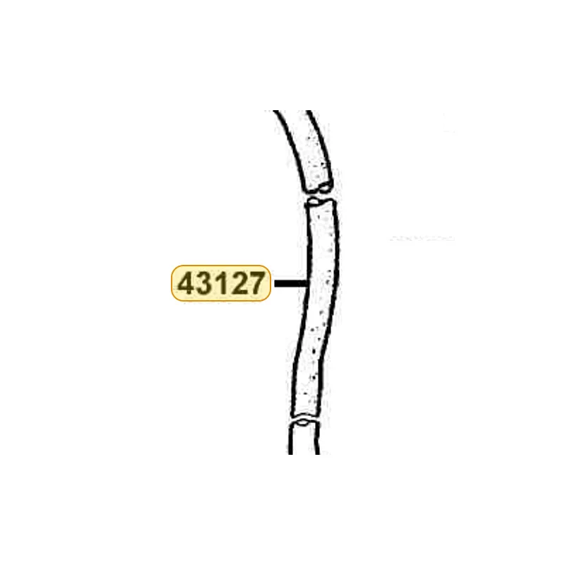 43127-LDH1-E00 HOSE ASSY M/C RR — diagram cutout
