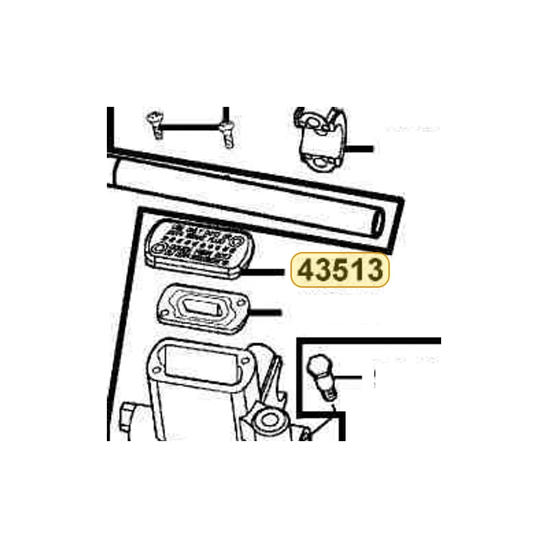 43513-KKC4-900 CAP MASTER CYLINDER — diagram cutout