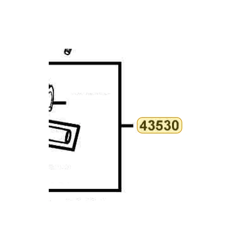 43530-LDH1-305 M/C SET RR LH SERVICE — diagram cutout