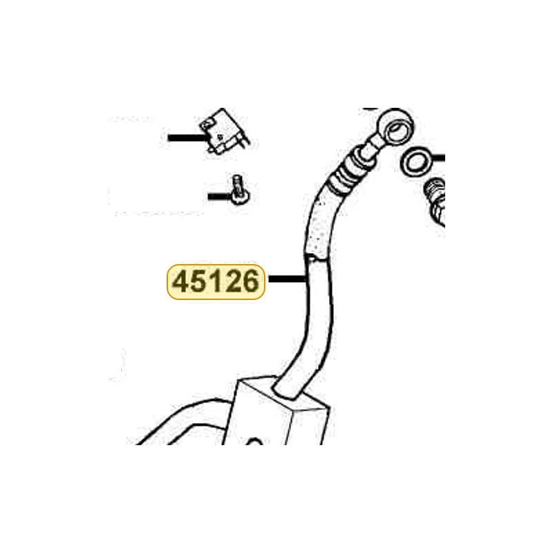 45126-LDH1-E00 HOSE ASSY FR BRAKE — diagram cutout