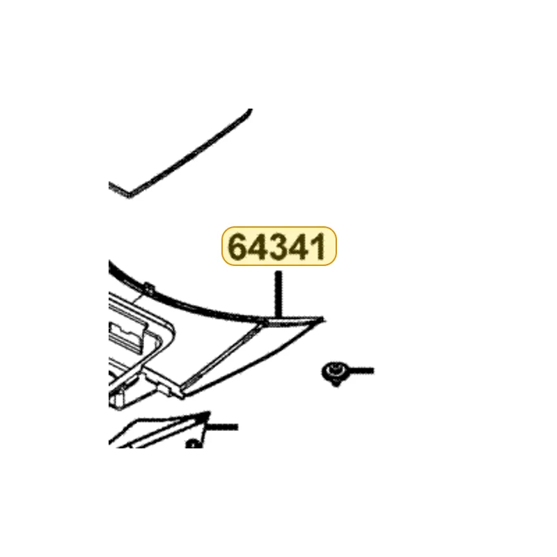 64341-LDH1-E00-N1R BOX TUNNEL (Black) — diagram cutout
