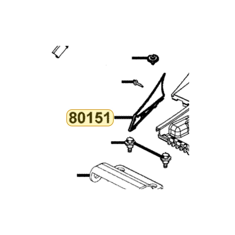 80151-LDH1-E00-N1R COVER R MAINT (Black) — diagram cutout