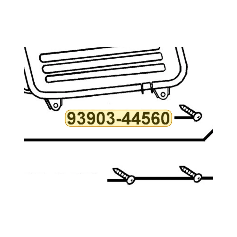 93903-44560 SCREW TAPPING 4*20 — diagram cutout
