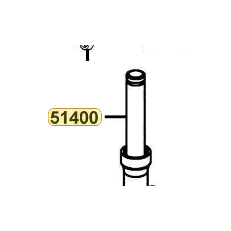 51400-LDH1-E00-NJA FORK ASSY R FR (Silver) — diagram cutout