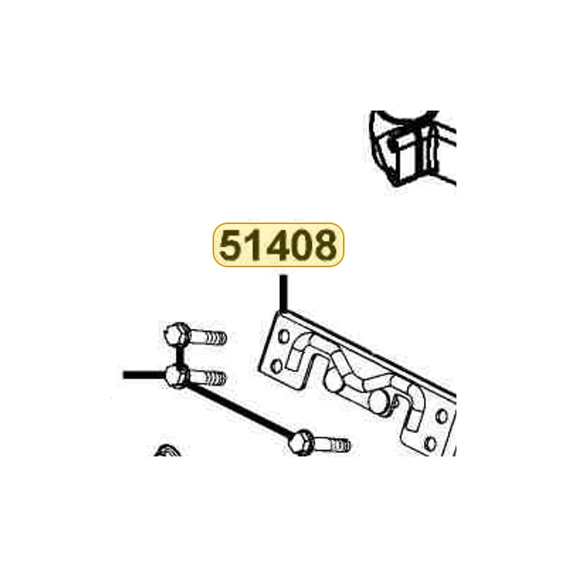 51408-LDH1-E00 BRKT FR FENDER STAY — diagram cutout