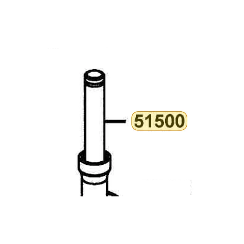 51500-LDH1-E00-NJA FORK ASSY L FR (Silver) — diagram cutout