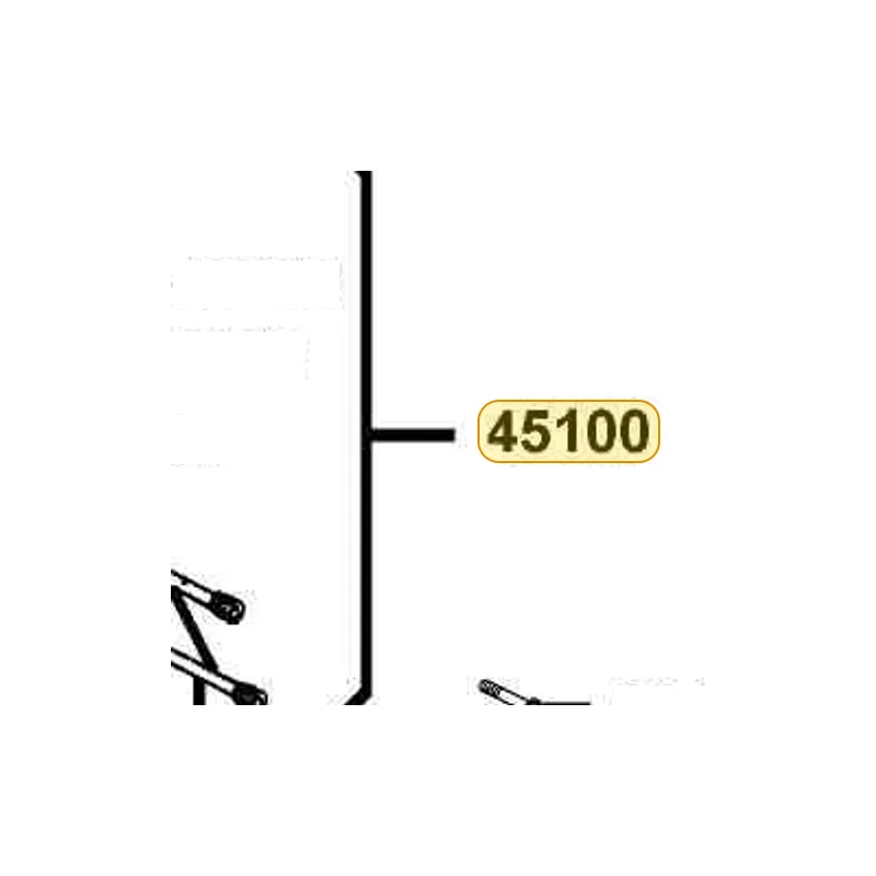 45100-LDH1-E00-NJA C/P ASSY FR BRK LH (Silver) — diagram cutout