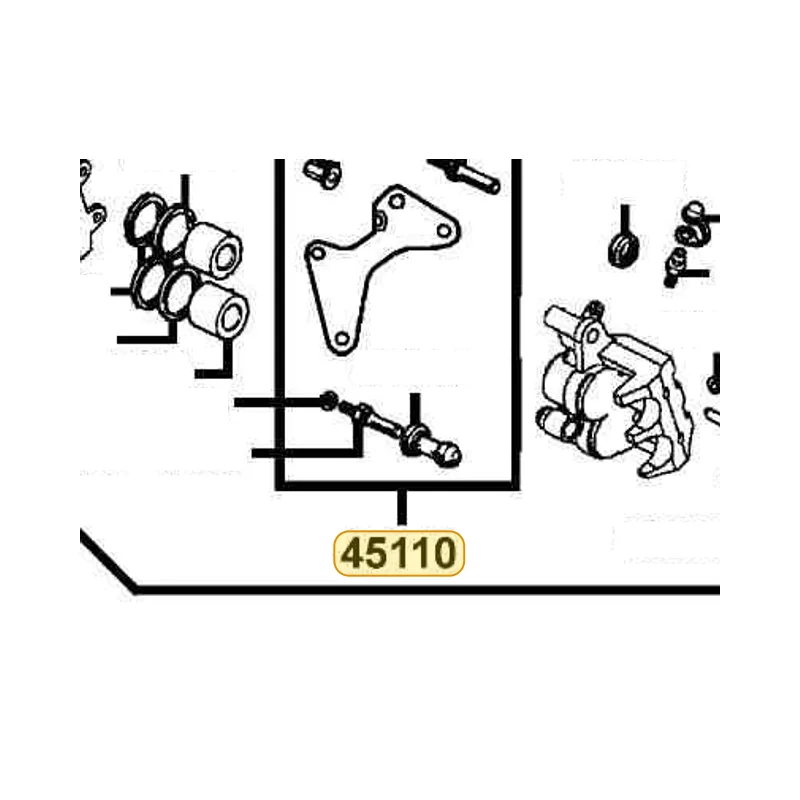 45110-LDH1-305 BRACKET ASSY C/P — diagram cutout