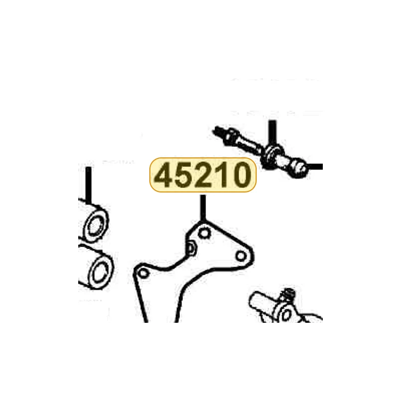 45210-LDH1-E00 BRACKET FR CALIPER — diagram cutout
