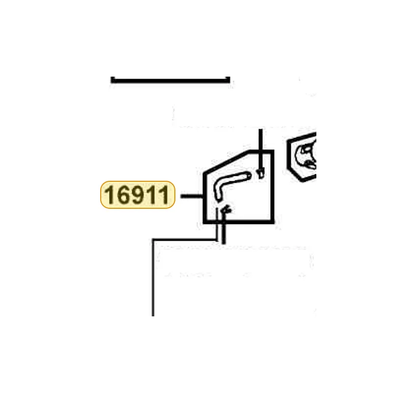 16911-LDH1-MY0 TUBE ASSY STRAINER - TANK — diagram cutout