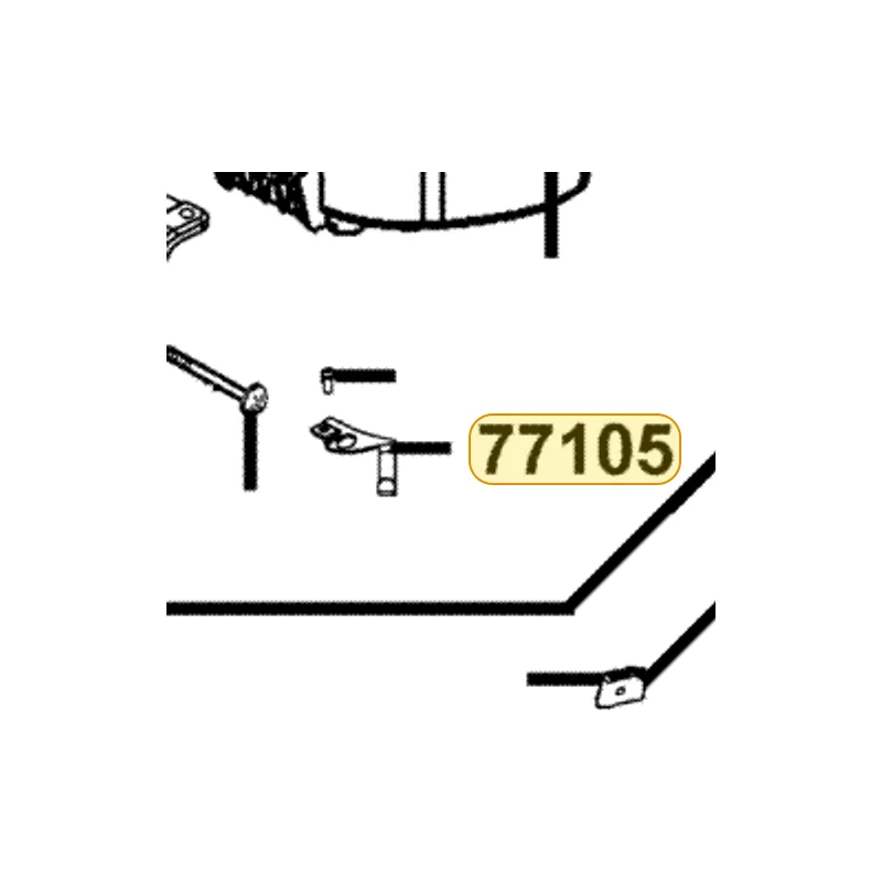 77105-LDH1-E00 HOOK R HELMET — diagram cutout