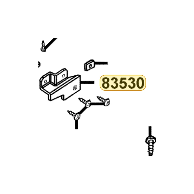 83530-LDH1-E00-N1R PLUG R BODY COVER (Black) — diagram cutout