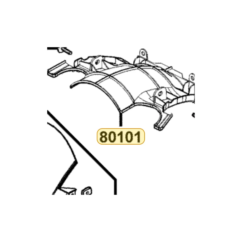 80101-LDH1-E00-N1R FENDER A REAR (Black) — diagram cutout
