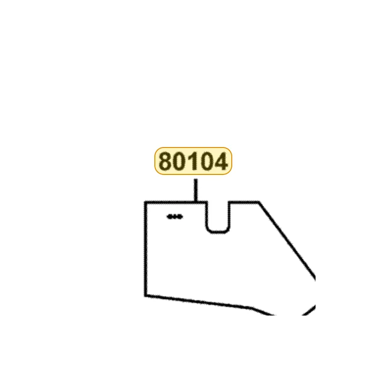 80104-LDH1-E00 PLATE A SPLASH GUARD — diagram cutout