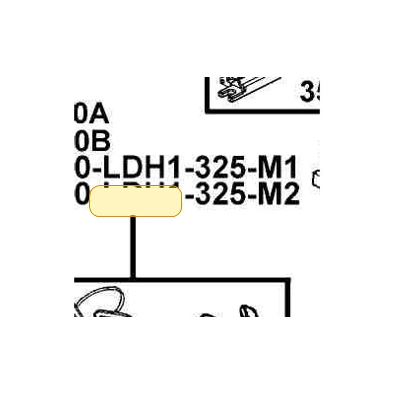 35010-LDH1-325-M1 KEY SET (D206) — diagram cutout