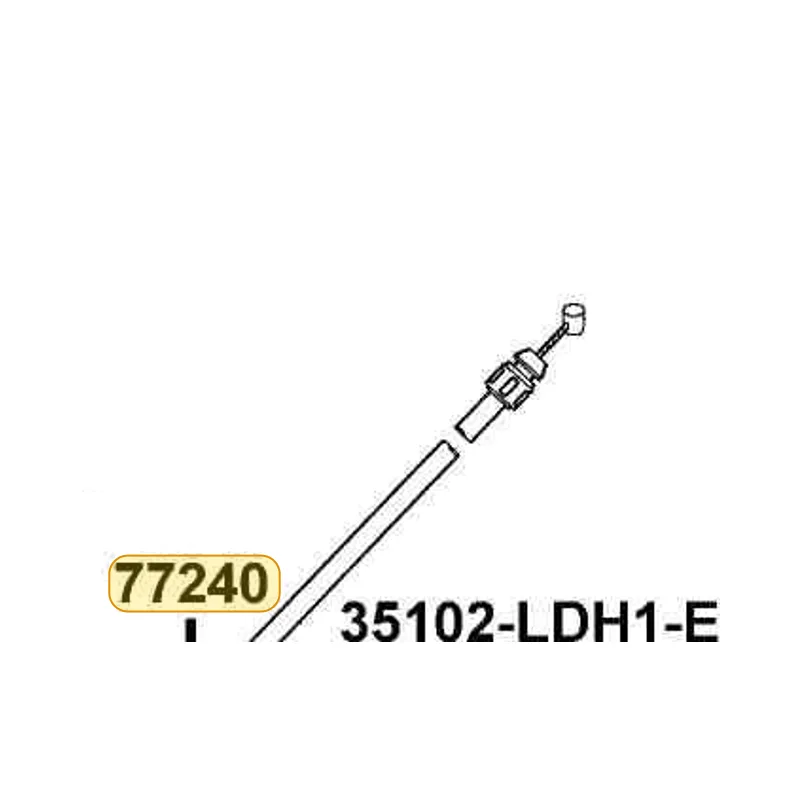 77240-LDH1-E00 CABLE COMP SEAT LOCK — diagram cutout