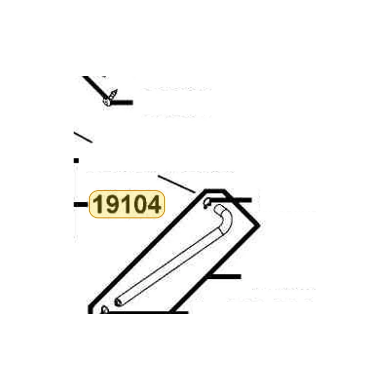 19104-LDH1-E00 HOSE ASSY DRAIN — diagram cutout