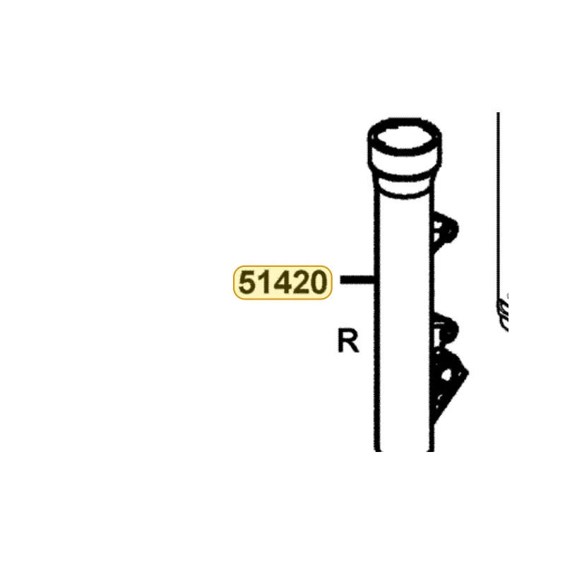 51420-LDH1-E00-NJA BOTTOM CASE R (Silver) — diagram cutout
